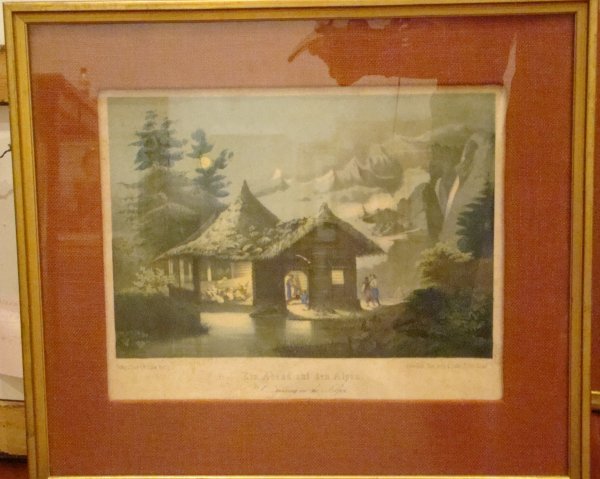 Ein Abend and den Alpen by F. Silber