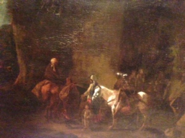 Arabian Scene with Horses (Untitled)
