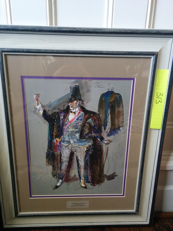 Costume Design for Cyril Ritchard as 'Sir', The Roar of the Greasepaint' by Freddy Wittop
