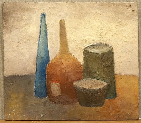 Still Life with Blue Bottle (387) by Giuseppe Napoli