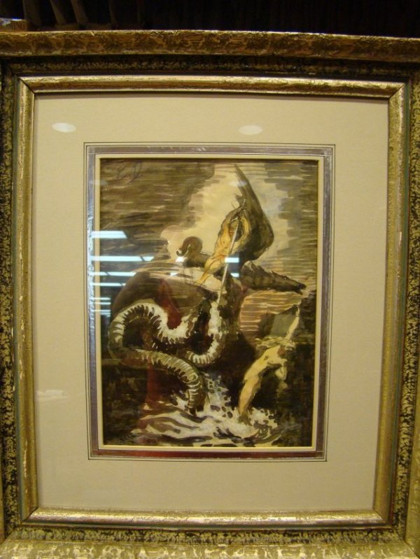 Mythological Slaying of a Sea Serpent
Valentino and Unidentified Woman, 8/1975 by Eugene Delacroix