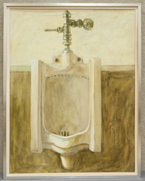 Portrait of a Urinal by Hank Virgona