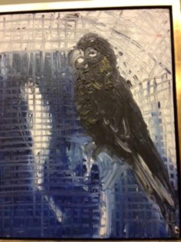 Black Cockatoo by Hunt Slonem