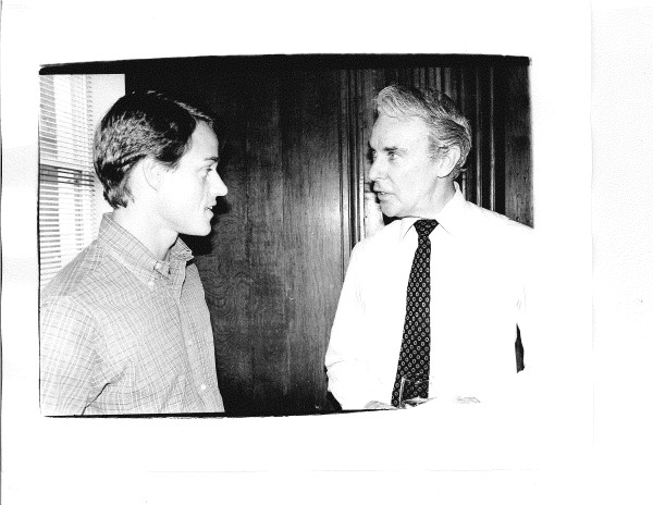 Jed Johnson and Cris Alexander
Musto, Michael and McMullen, Patrick, Undated by Andy Warhol