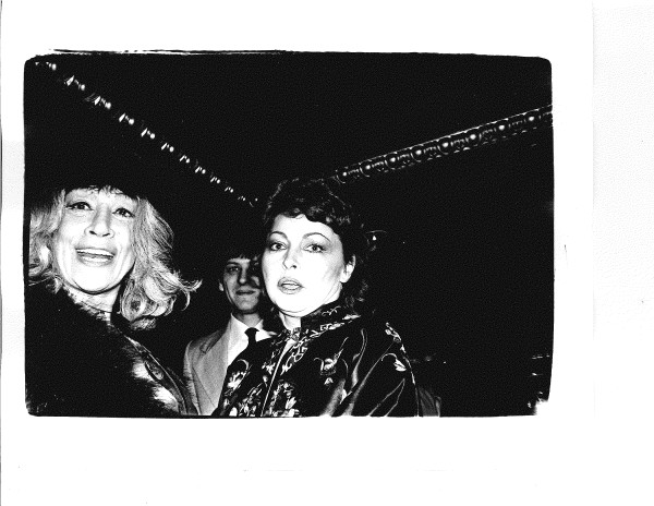 Sylvia Miles and Unidentified Woman by Andy Warhol