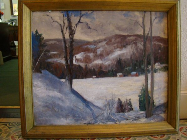 Granby, Ct - The First Snow by Allen H. Newton