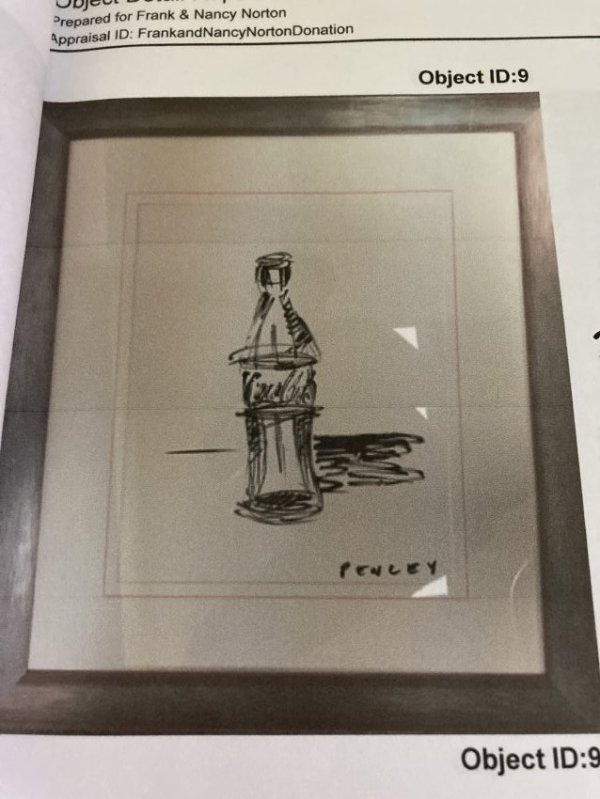 Untitled (Coke Bottle) by Steve Penley