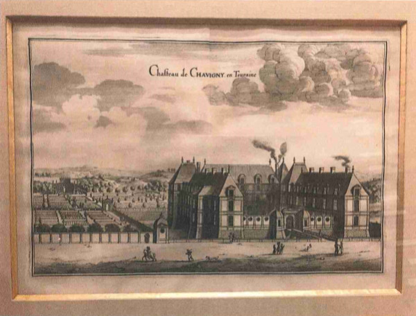 Chalteau de Chavigny en Touraine by Matthaeus Merian