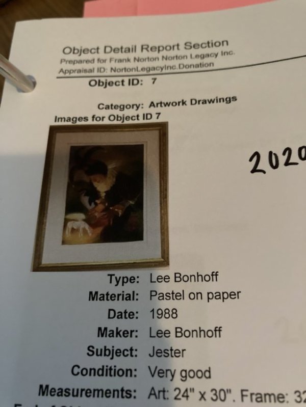 Untitled (Jester) by Lee Bonhoff
