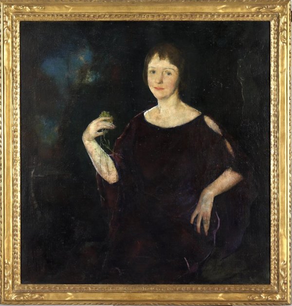 Purple Green (Portrait of Mrs. Woodruff)
