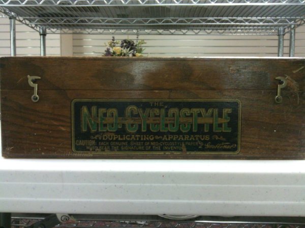 Neo-Cyclostyle Duplicator by Maker Unknown