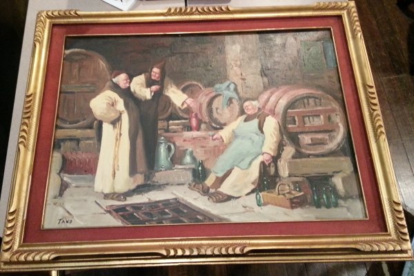 Untitled (3 Monks) "Three Monks" by Tand