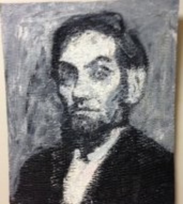 Honest Abe by Hunt Slonem
