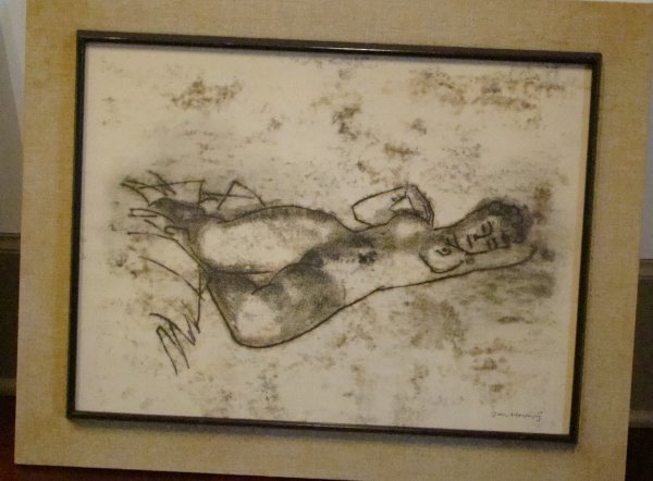 Reclining Female Nude
Valentino and Unidentified Woman, 8/1975 by Jan Hoowin