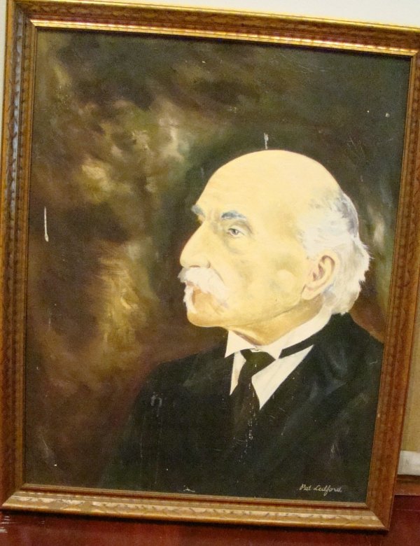 Portrait of Dr. Simmons by Pat Ledford