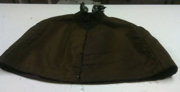 Brown Silk Cape