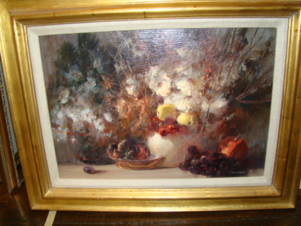 Still Life - Fruit and Flowers
