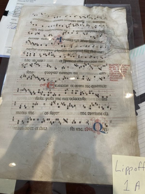 Tuscan Illumuninated Manuscript by Unknown