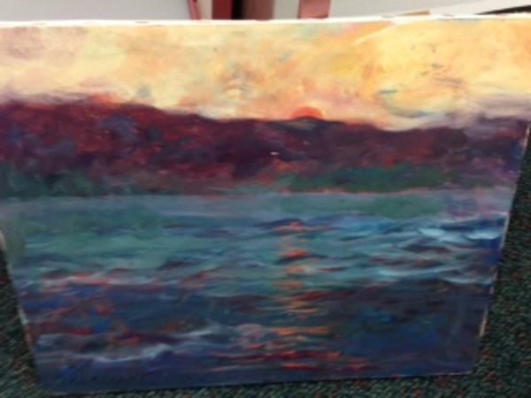 Sunset over Water by Robert Merchant