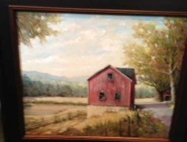 Barn Behind David Lefelle Studio by Bob White