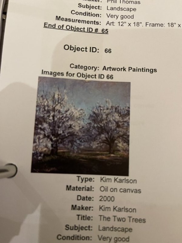 The Two Trees by Kim Karlson