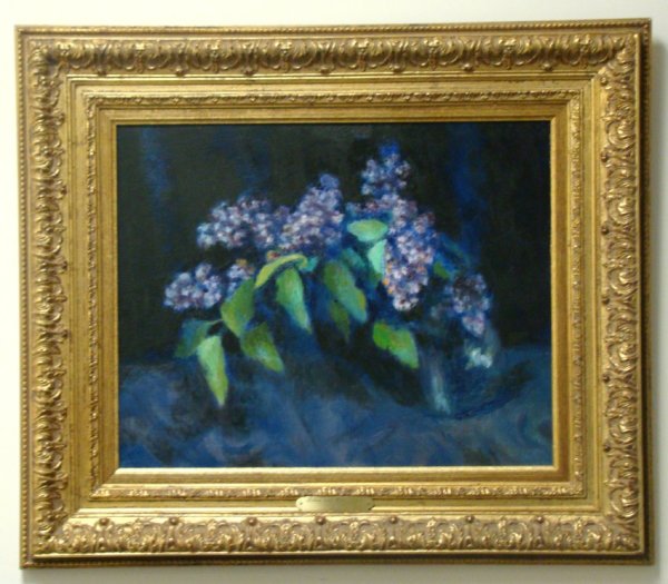 Lilacs and Blue Velvet by Ethel Paxson