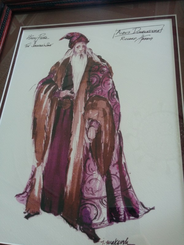 Costume Design for Richard Harris as ' Professor Albus Dumbledore', Harry Potter and the Sorcerer... by Judiana Makovsky