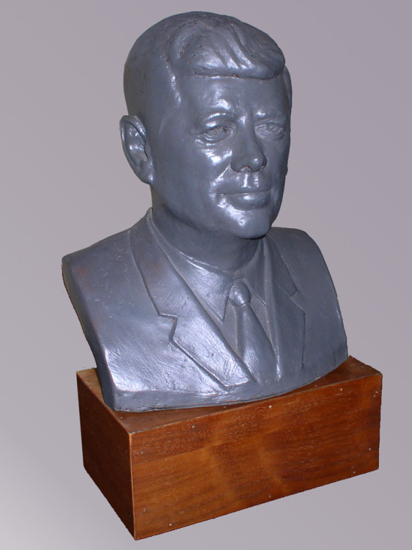 John F. Kennedy (portrait bust) by Abe Davidson