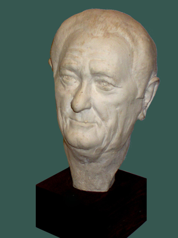 Lyndon Johnson (potrait bust) by Abe Davidson