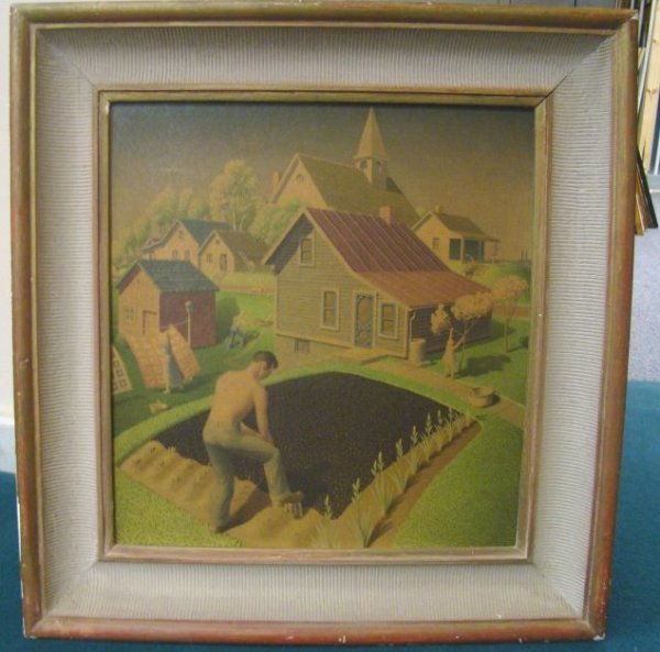 Spring Town by Grant Wood