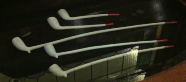 5 Church Warden Pipes