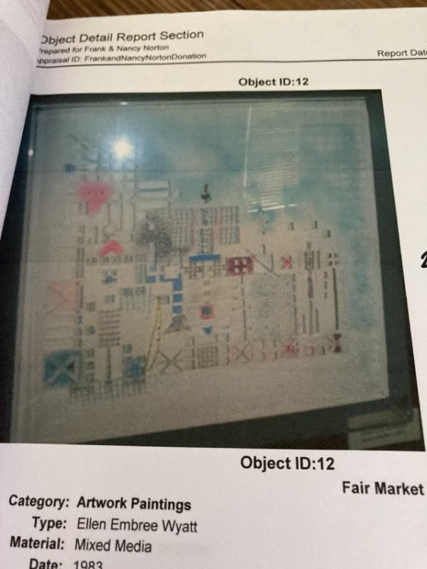 Untitled (Townscape) by Ellen Embree Wyatt
