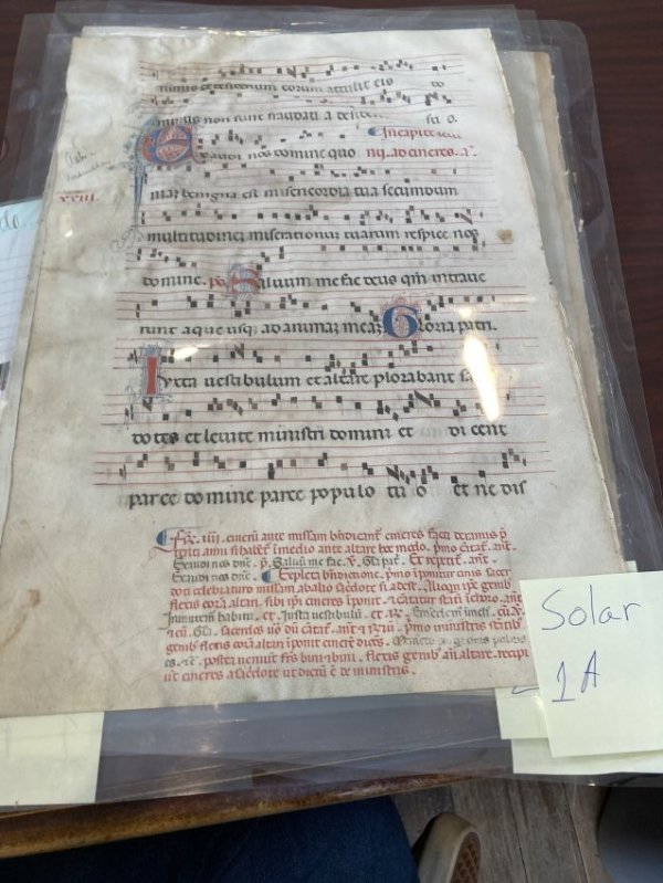 Tuscan Illuminated Manuscript by Unknown