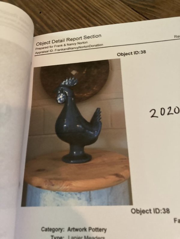 Blue Rooster #2 by Lanier Meaders