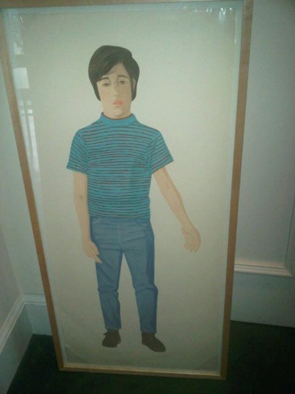 Boy with Striped Shirt by Alex Katz