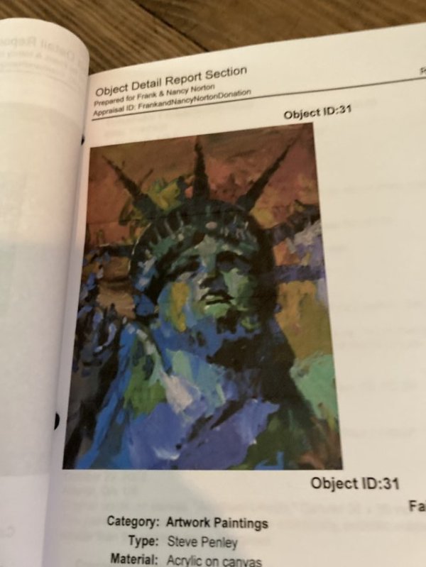Untitled (Statue of Liberty) by Steve Penley