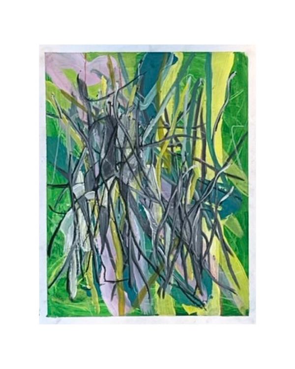 Shapes of Earth: Sticks Study: My Dog is a Genius by Rachel Kice, Image 1.
