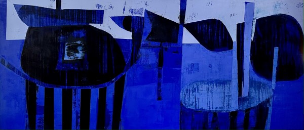 Blue Table by Keiko González