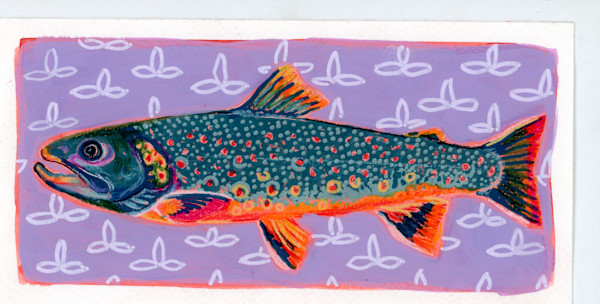 Dolly Varden (Trout) by Sarah Jaynes