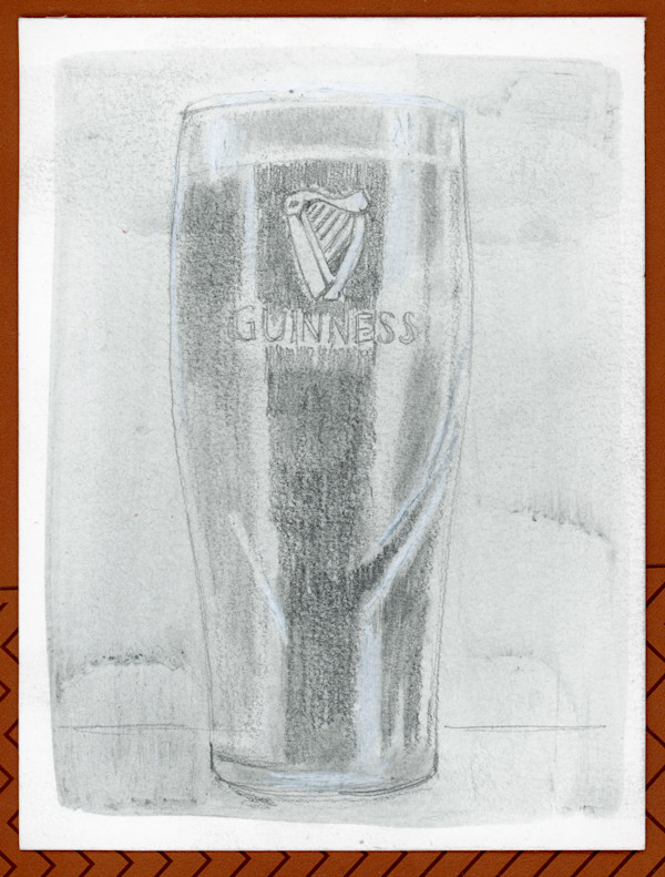 Guiness Sketch by Sarah Jaynes
