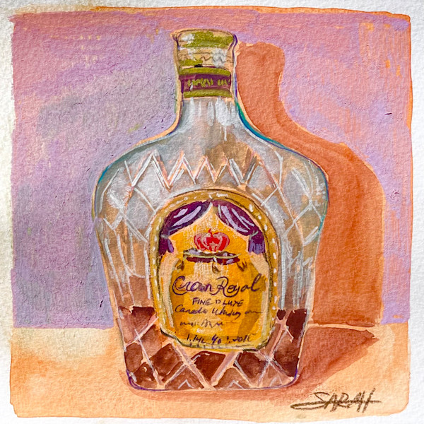 Crown Royal  Bottle Study by Sarah Jaynes