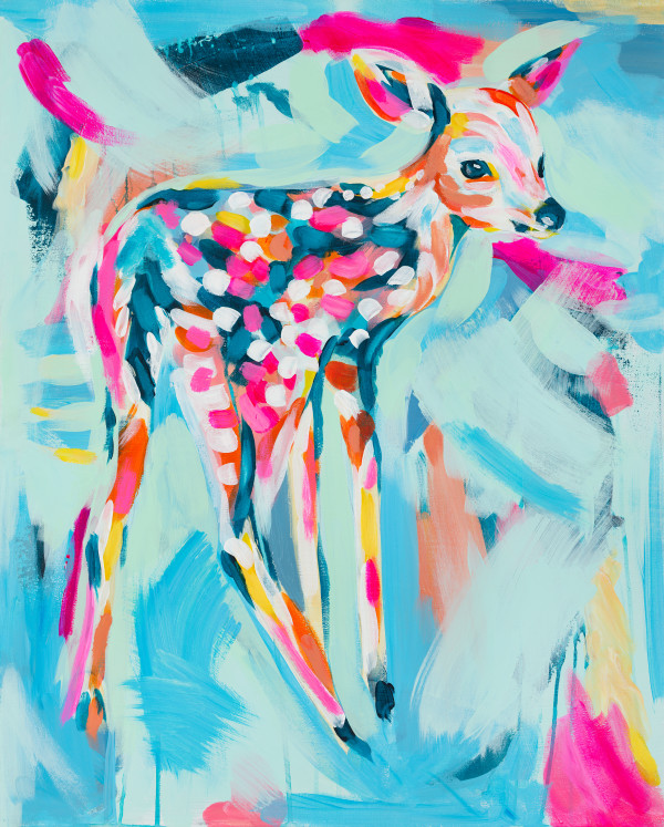 FAWN PAINTING by Sarah Jaynes