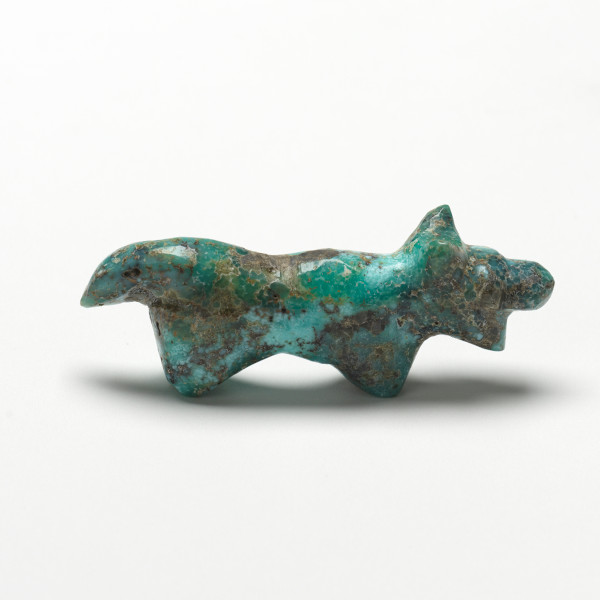 Wolf, Leekya Deyuse 1889 - 1966, Turquoise by Leekya Deyuse (1899-1966)