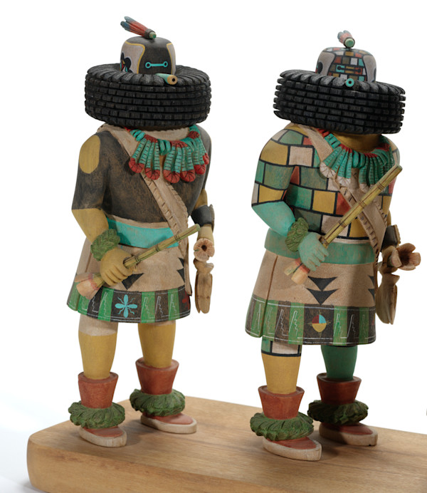 Sayadasha and Wokkwinne (Zuni Longhorn Entourage)  Salimopia details by Bart Gasper Sr.  (d)