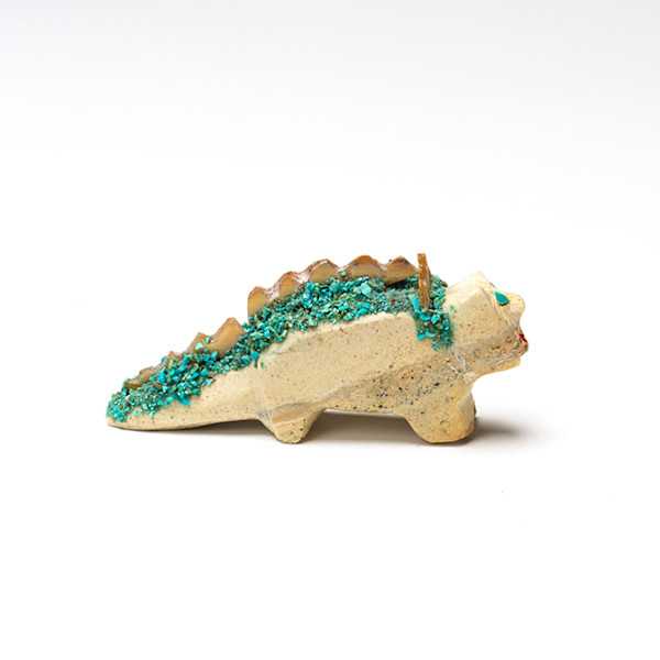 Leonard Halate  1914 - 2001 Stegosaurus 1 by Leonard Halate (1914 - 2001)