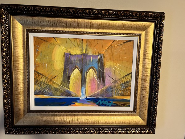 Brooklyn Bridge I Ver I #185 by Peter Max