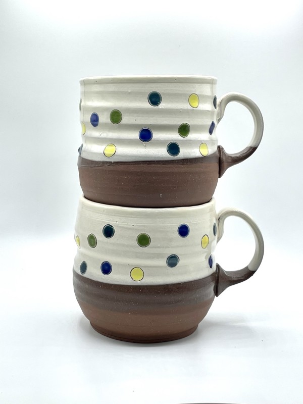 Color Theory Dot mug by Jenn Cooper