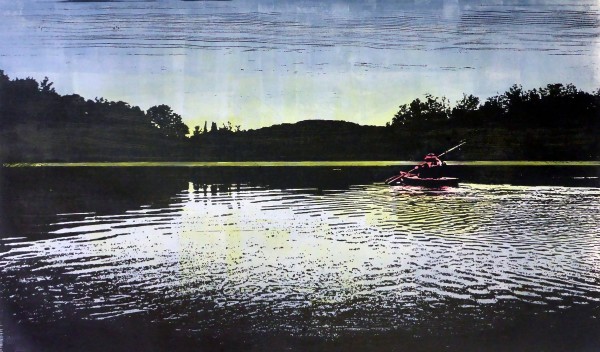 Serene Kayaking by Dennis Gordon