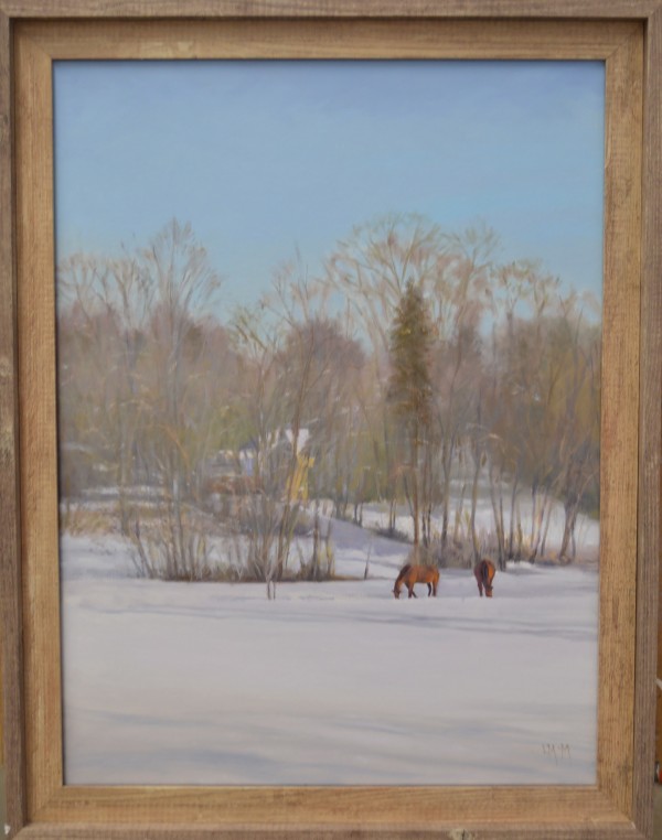 Horses in Snow by Lisa McManus