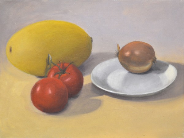 Squash, Tomatoes, Onion by Lisa McManus